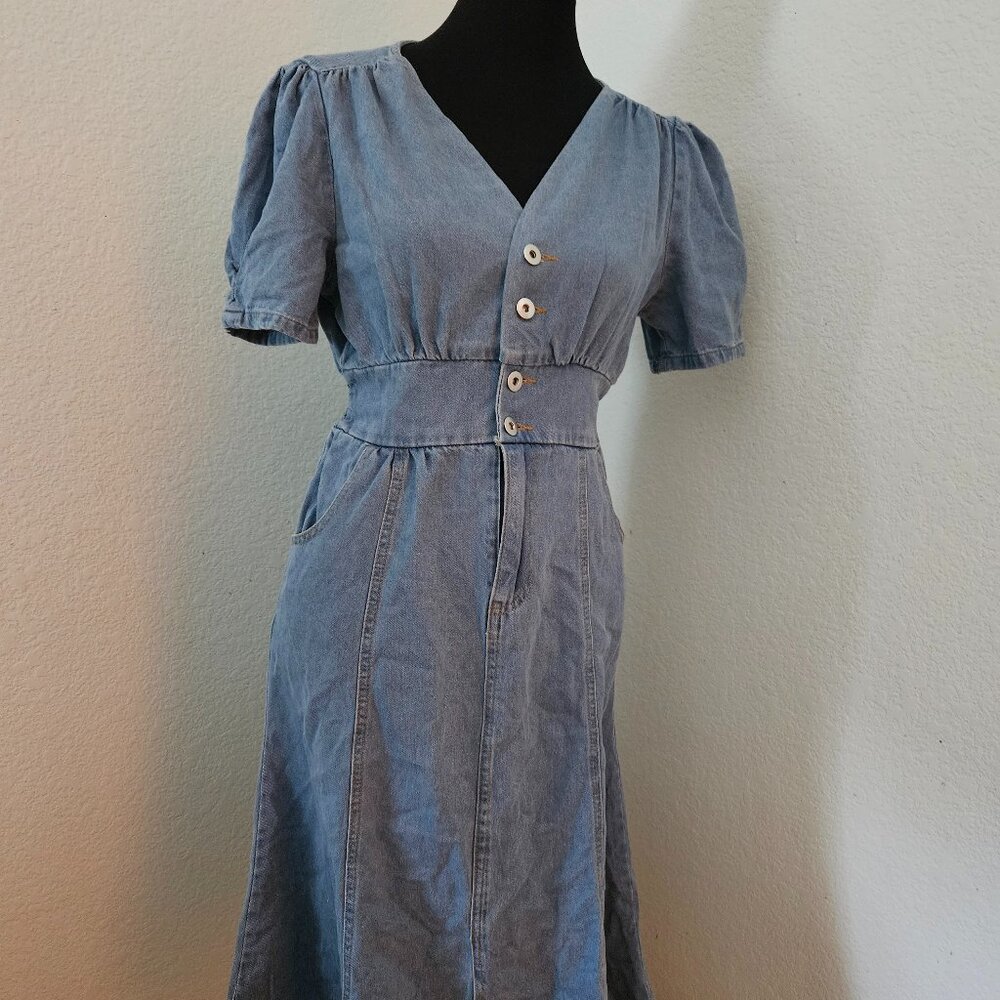 Denim Dress Summer Short Sleeve dress